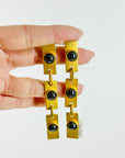 1970s CANADIAN BRUTALIST EARRINGS BROOCH SUITE BY MARTHA STURDY