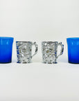 NUDE SLEEVES COBALT BLUE GLASSES