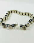 VINTAGE GUCCI STAINLESS STEEL HARDWARE COLLAR NECKLACE