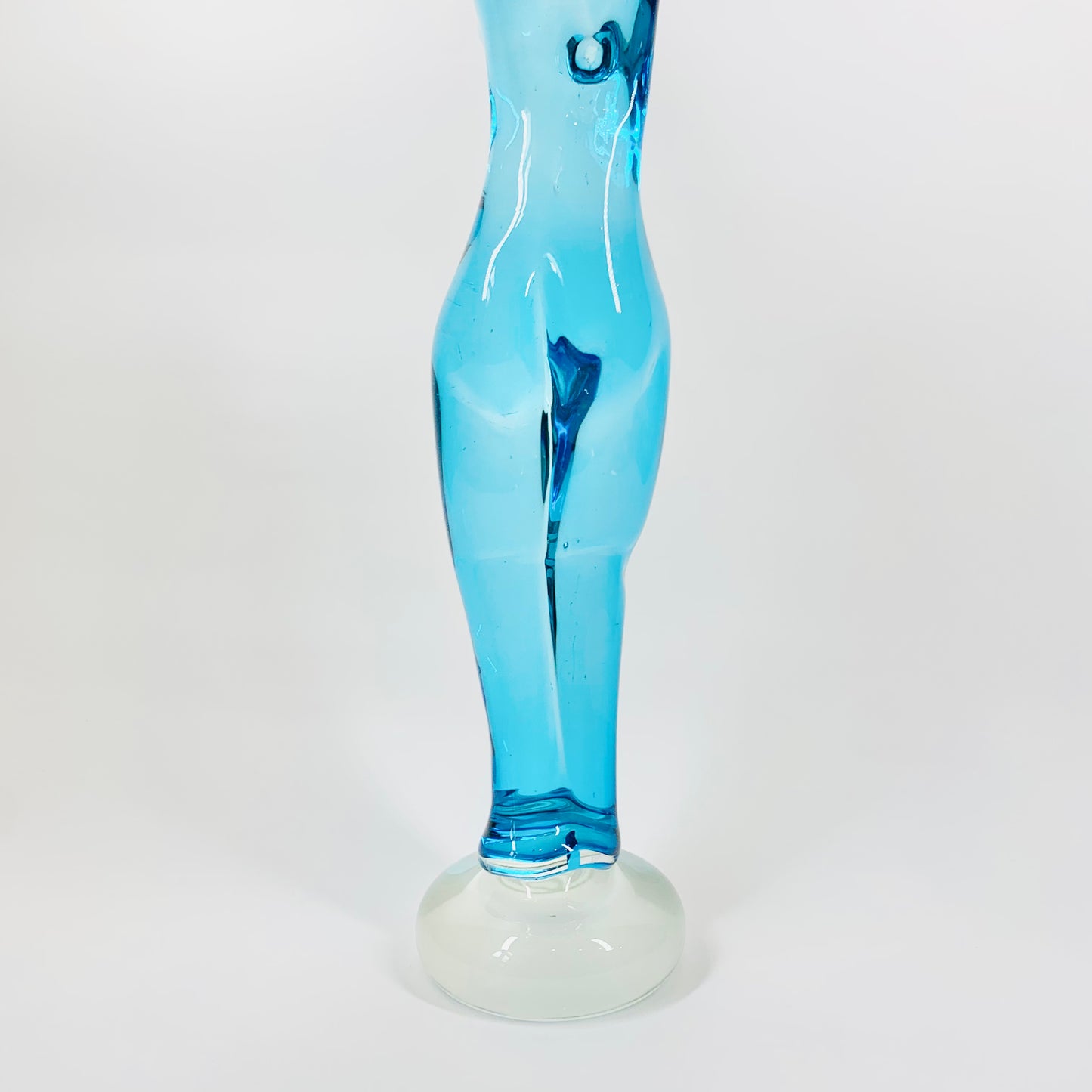 BLUE MURANO DANCING LADY SCULPTURE