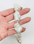 HANDMADE FRESHWATER BAROQUE PEARLS NECKLACE
