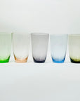 1950s HARLEQUIN GLASS TUMBLERS
