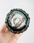 GEOFFREY BAXTER BARK GLASS CANDLE HOLDER