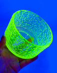 MIDCENTURY FINNISH URANIUM GLASS JESPERI BOWL BY ERKKITAPIO SIIROINEN FOR RIIHIMAEN LASI