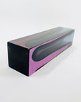 XL 1950s NEODYMIUM PURPLE MURANO SOMMERSO FACETED GLASS BLOCK VASE