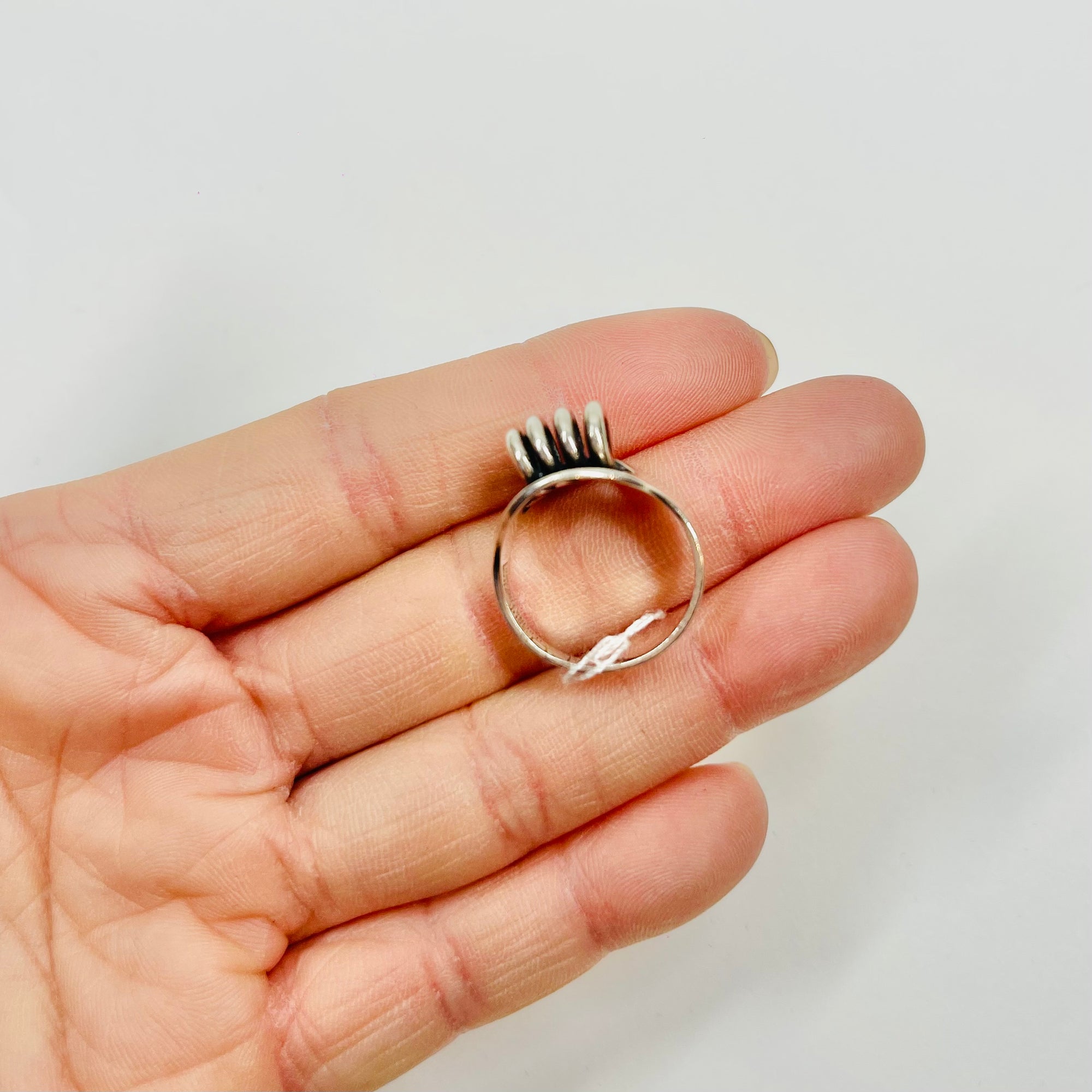 1960s FINNISH BRUTALIST SILVER RING