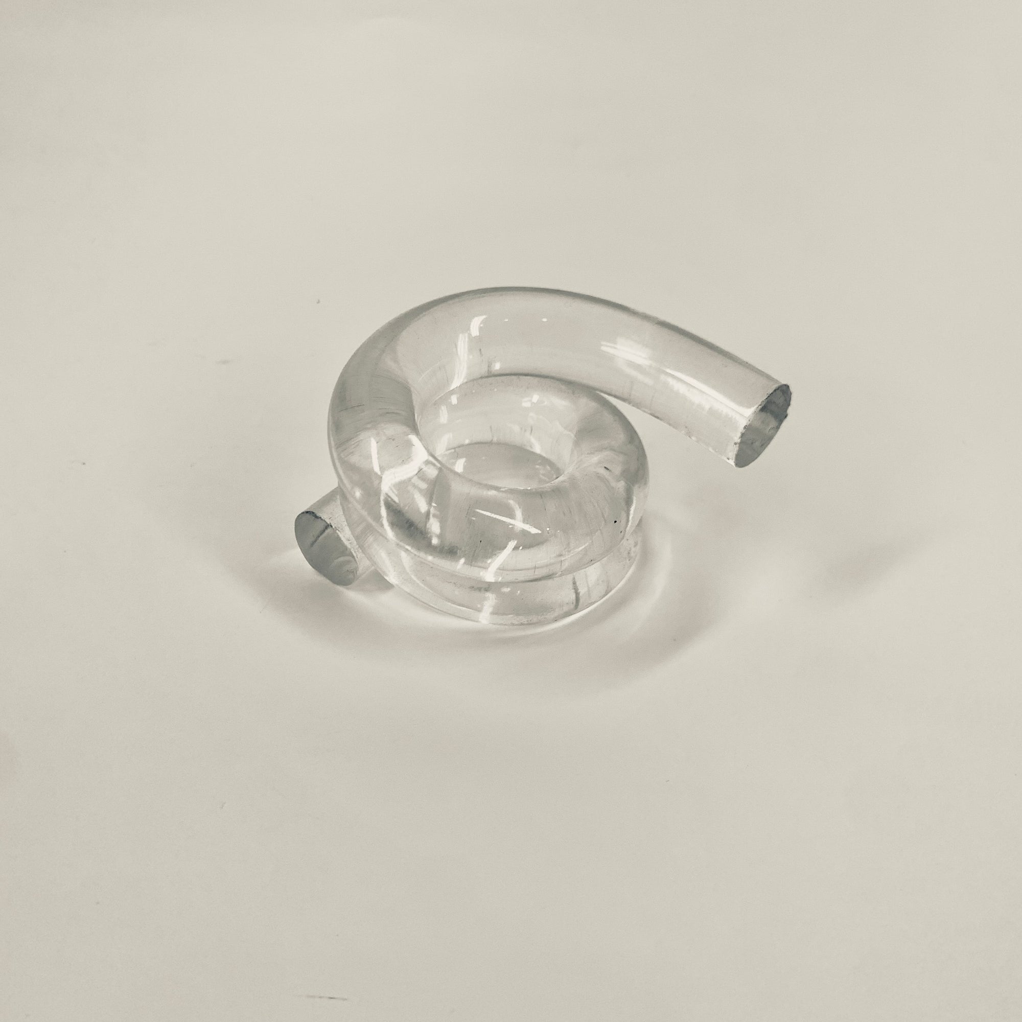 MCM MINI LUCITE KNOT SCULPTURE