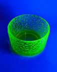 MIDCENTURY FINNISH URANIUM GLASS JESPERI BOWL BY ERKKITAPIO SIIROINEN FOR RIIHIMAEN LASI
