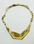 1970s BARCS CORAL ORANGE ENAMEL NECKLACE SUITE
