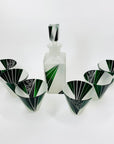 KARL PALDA GREEN BLACK DECANTER SET