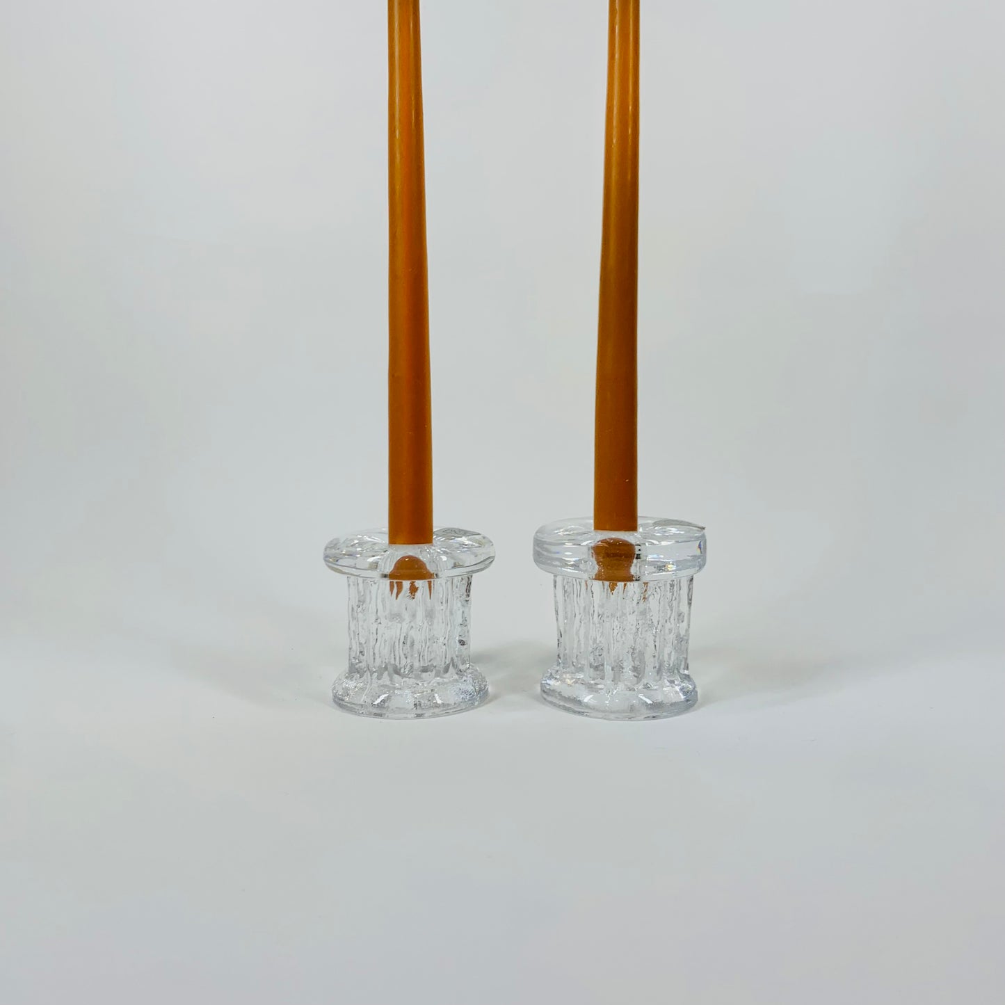 ICE GLASS CANDLE HOLDER