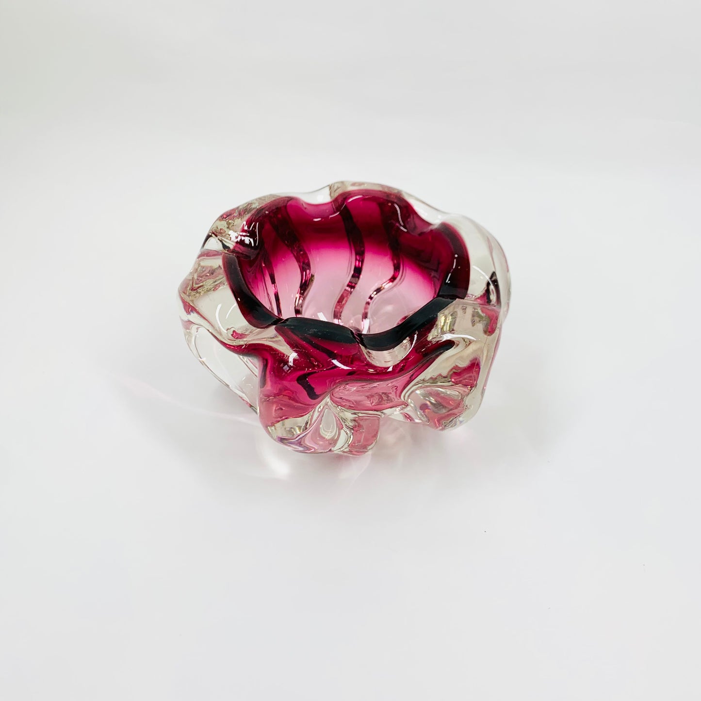 PINK GLASS BOWL