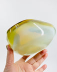 1950s LEMON OPALESCENT GLASS BOWL/ASHTRAY