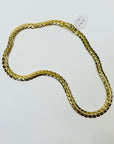 1960s 18K GP MONET S CURVES FANCY LINKS CHAIN NECKLACE