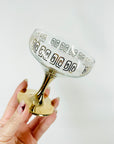 1950s GOLD GILDED GLASS COUPE