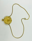 1960s CHANEL LION DOOR KNOCKER PENDANT NECKLACE