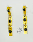 1970s CANADIAN BRUTALIST EARRINGS BROOCH SUITE BY MARTHA STURDY