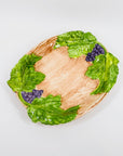 1950s ITALIAN GRAPES CERAMIC PLATE