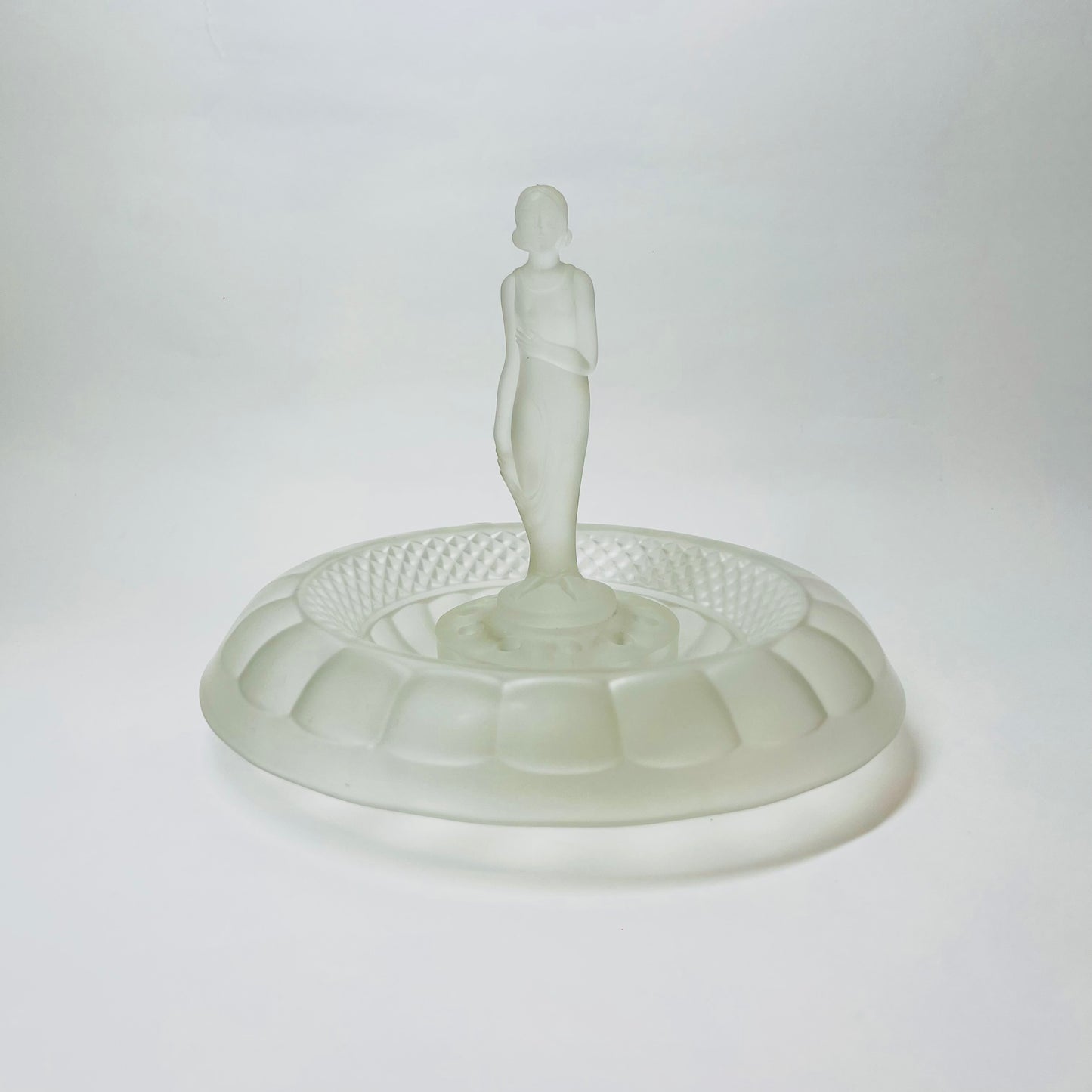 ART DECO GLASS FLOAT BOWL