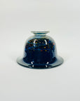 ABSTRACT ART GLASS SMALL BOWL BY ROLLIN KARG