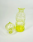 MIDCENTURY FINNISH URANIUM GLASS SULTAN SET BY NANNY STILL FOR RIIHIMAEN LASI