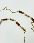 1970s SARAH COVENTRY BROWN FANCY LINKS CHAIN