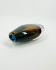 1950s HARLEQUIN SOMMERSO GLASS POSY VASE BY VICKE LINDSTRAND FOR KOSTA BODA