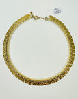 1950s CORO ROSE TEXTURED CLEOPATRA NECKLACE