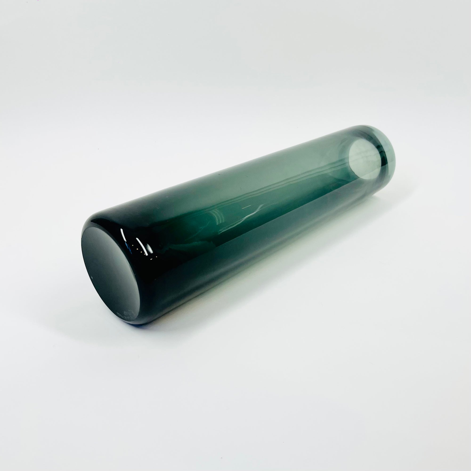 1960s LABRADOR GREY SOMMERSO GLASS VASE BY PER LUTKEN FOR HOLMEGAARD