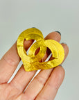 1995 CHANEL CC LOGO MARK HEART BROOCH