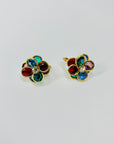 1980s OROTON TUTTI FRUITTI EARRINGS & MATCHING NECKLACE