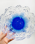BLUE ICE GLASS BOWL