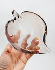 MCM MURANO AMETHYST LEAF BOWL/ASHTRAY
