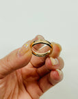 2000 VINTAGE TIFFANY & CO 18K ROSE GOLD 1837 RING
