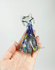 VINTAGE MILLIFIORE ART GLASS CAT