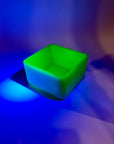 ANTIQUE AMERICAN GREEN JADEITE MILK URANIUM GLASS FRIDGE BOX/BUTTER DISH