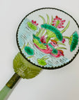 ANTIQUE JADE HAND MIRROR