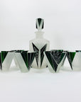 KARL PALDA GREEN BLACK DECANTER SET