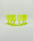 ART DECO URANIUM SHOT GLASSES