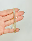 ART DECO STYLE GP COSTUME DIAMONTE TENNIS NECKLACE