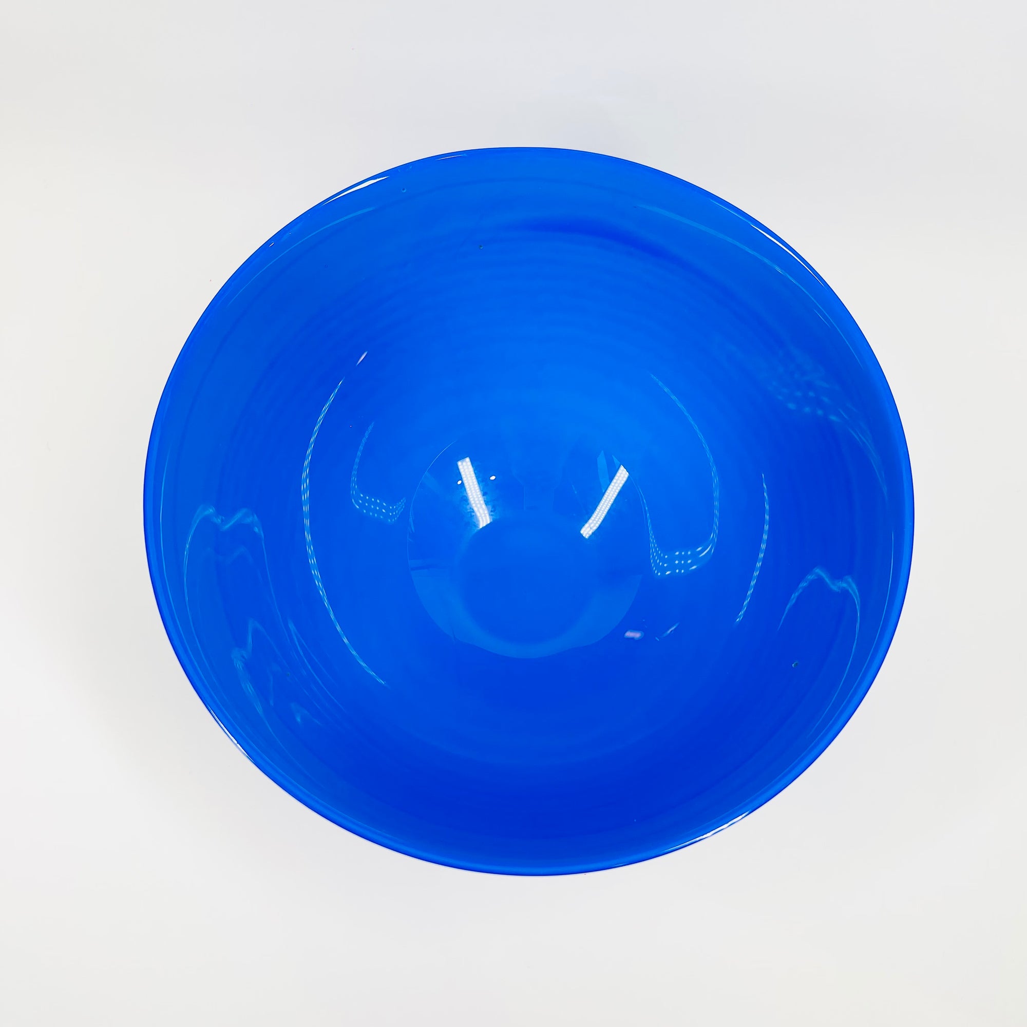 1960s COLORA GLASS BOWL BY SVEN PALMQIST FOR ORREFORS