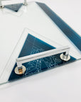 KARL PALDA TEAL BLACK DECANTER SET