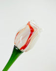 1970s MOUTH BLOWN CZECH GLASS FLOWER