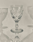 ANTIQUE CUT SCOTTISH CRYSTAL GLASSES