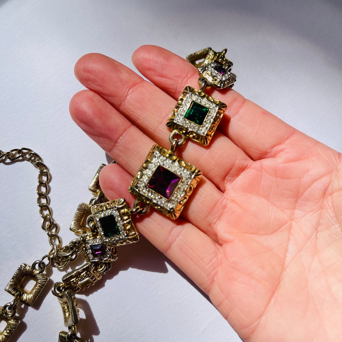 1950s GIVENCY FESTOON STATEMENT NECKLACE