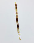 50s COSTUME RUBY PASTES BRACELET