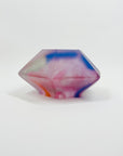 1980s SWEDISH PINK PURPLE SATIN GLASS BOWL BY MONICA BACKSTROM FOR KOSTA BODA