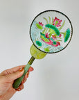 ANTIQUE JADE HAND MIRROR