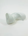 POST MODERN JAPANESE WHITE PORCELAIN POSY VASE