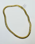 1960s 18K GP MONET S CURVES FANCY LINKS CHAIN NECKLACE